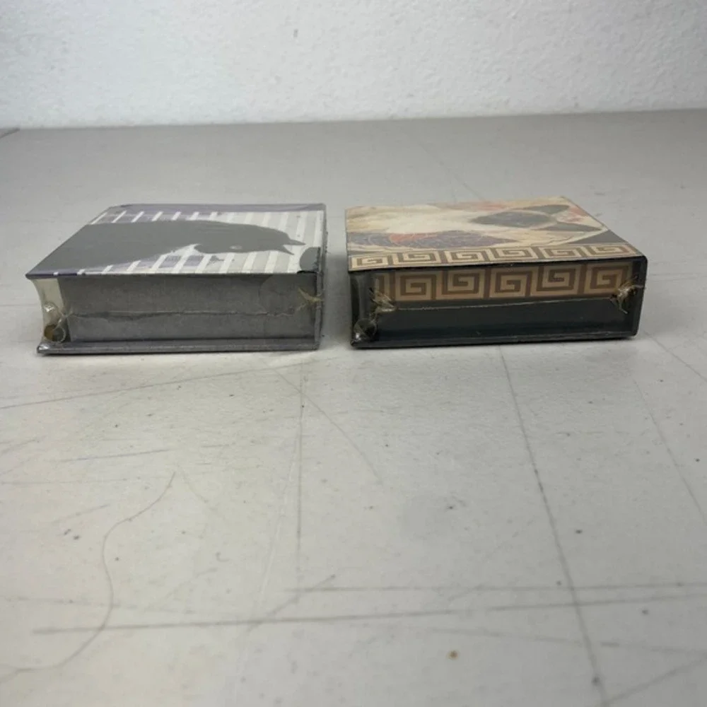 Vintage Cat Notepad Memo Cube Box 4x4 Lot Of 2 Sophisticats By Dakin 1993 New‎